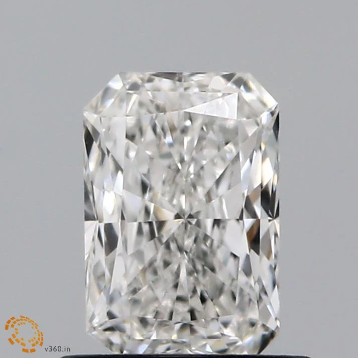 0.73 Carat Radiant Lab Grown Diamond, Good Polish, G Color, VVS2 Clarity