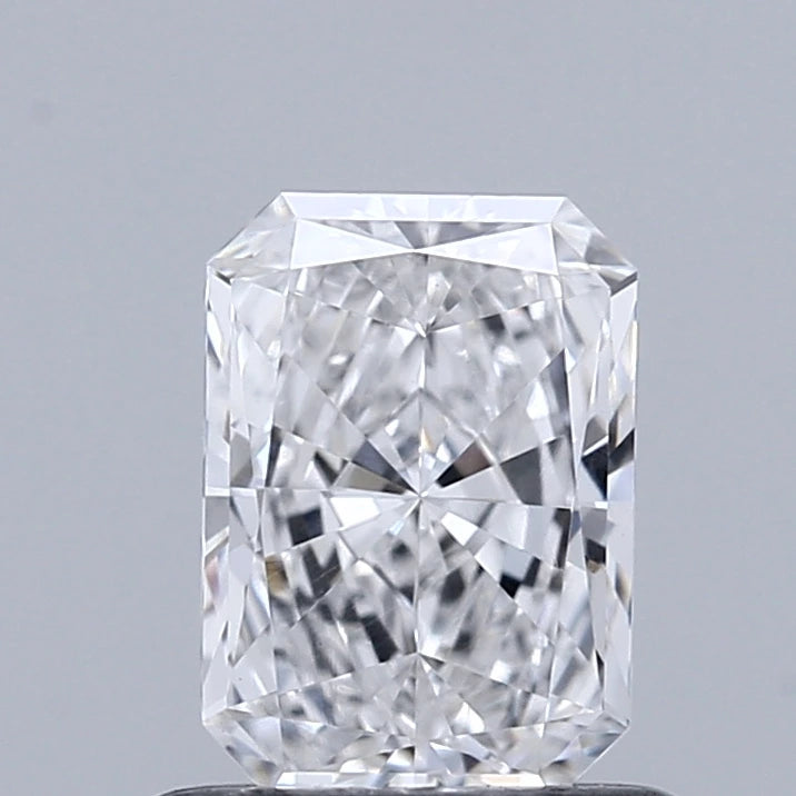 0.74 Carat Radiant Lab Grown Diamond, Very Good Polish, E Color, VVS2 Clarity