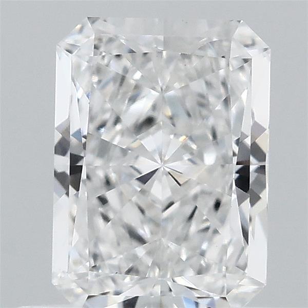 0.76 Carat Radiant Lab Grown Diamond, Very Good Polish, D Color, VS1 Clarity