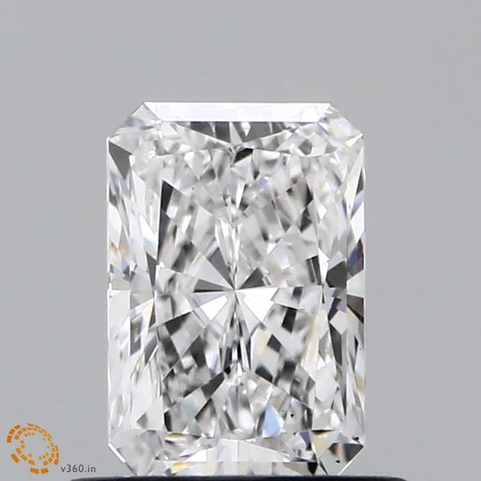 0.78 Carat Radiant Lab Grown Diamond, Very Good Polish, E Color, VS1 Clarity