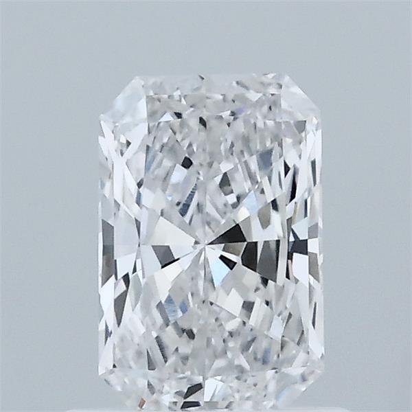 0.81 Carat Radiant Lab Grown Diamond, Very Good Polish, D Color, VVS2 Clarity