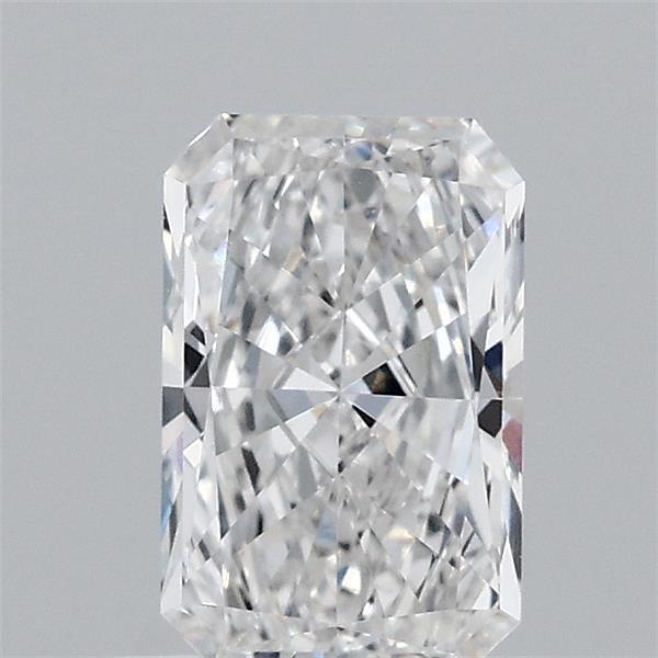 0.86 Carat Radiant Lab Grown Diamond, Very Good Polish, E Color, VVS2 Clarity
