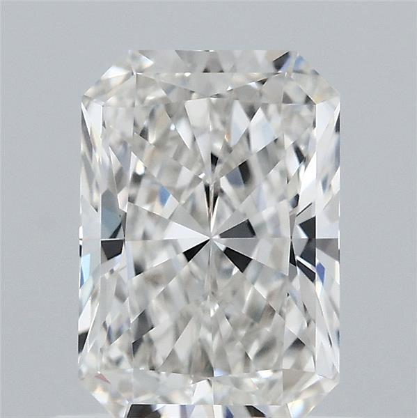0.89 Carat Radiant Lab Grown Diamond, Excellent Polish, G Color, VVS1 Clarity