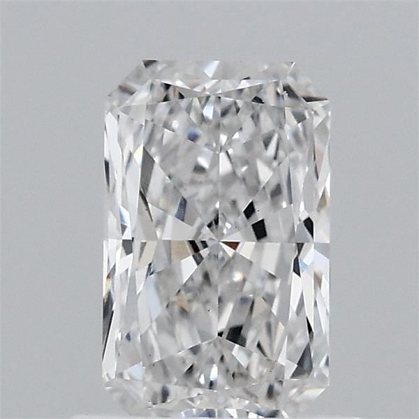 0.91 Carat Radiant Lab Grown Diamond, Very Good Polish, E Color, VS1 Clarity
