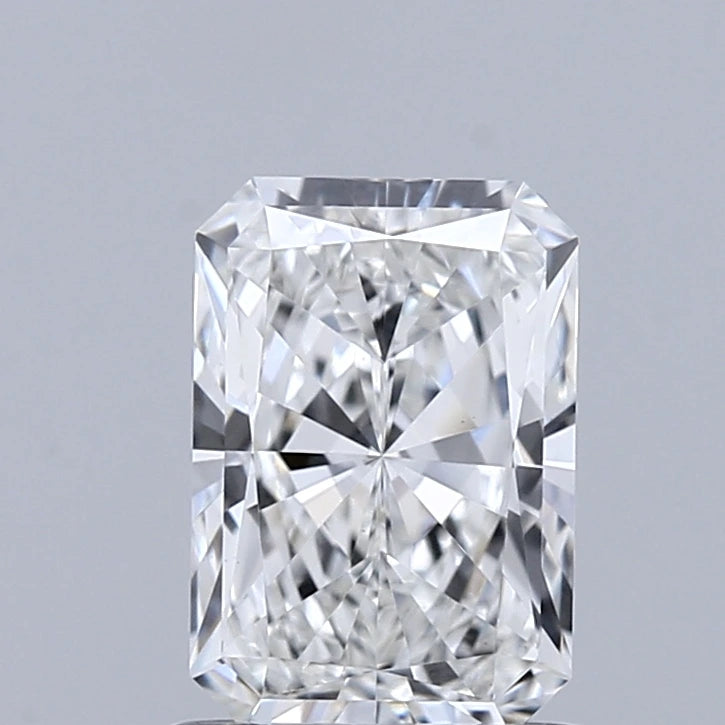 0.94 Carat Radiant Lab Grown Diamond, Excellent Polish, F Color, VS1 Clarity