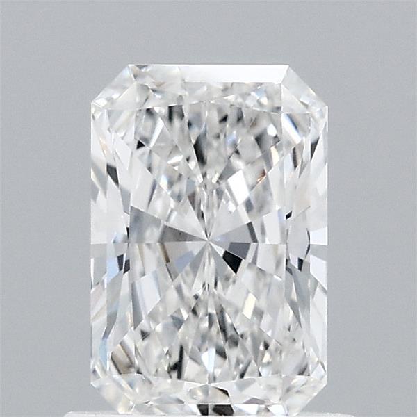 0.95 Carat Radiant Lab Grown Diamond, Excellent Polish, E Color, VS1 Clarity