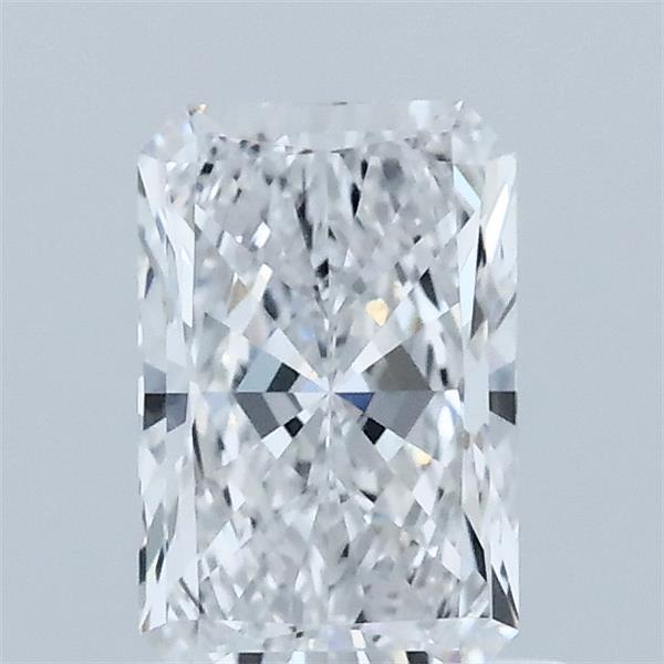 1.00 Carat Radiant Lab Grown Diamond, Excellent Polish, D Color, VVS2 Clarity