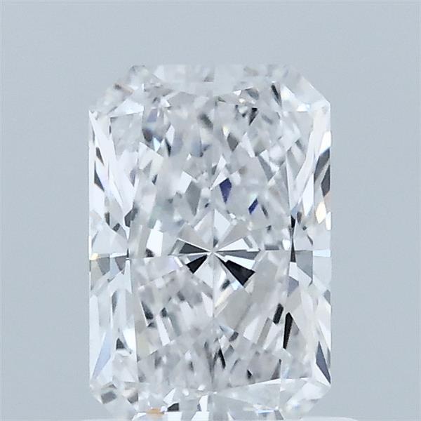 1.00 Carat Radiant Lab Grown Diamond, Excellent Polish, D Color, VVS2 Clarity