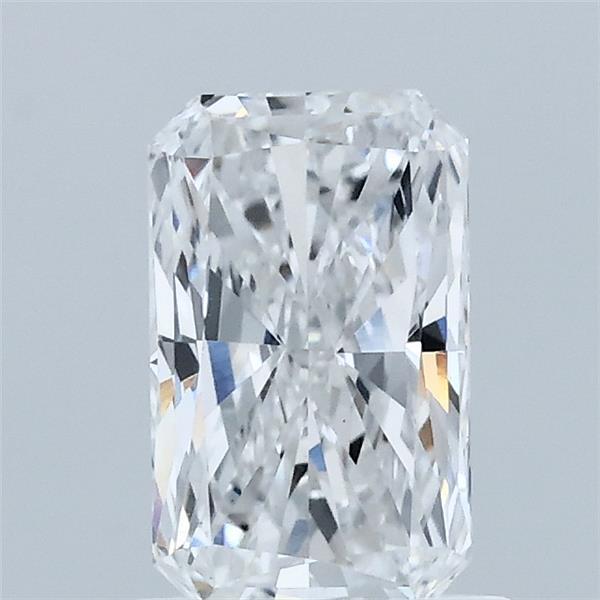 1.00 Carat Radiant Lab Grown Diamond, Very Good Polish, D Color, VVS2 Clarity