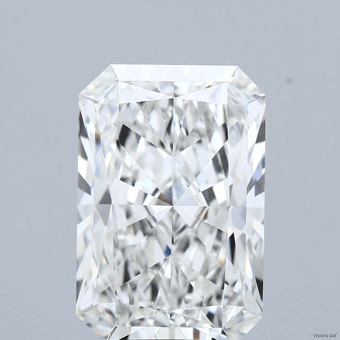 10.19 Carat Radiant Lab Grown Diamond, Excellent Polish, F Color, VVS2 Clarity