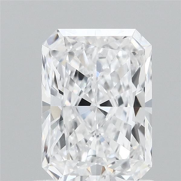 1.02 Carat Radiant Lab Grown Diamond, Excellent Polish, D Color, VVS1 Clarity