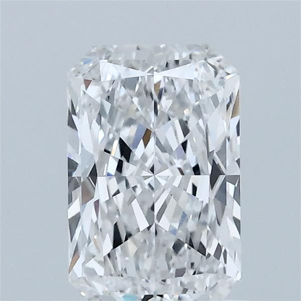 1.02 Carat Radiant Lab Grown Diamond, Excellent Polish, D Color, VVS2 Clarity