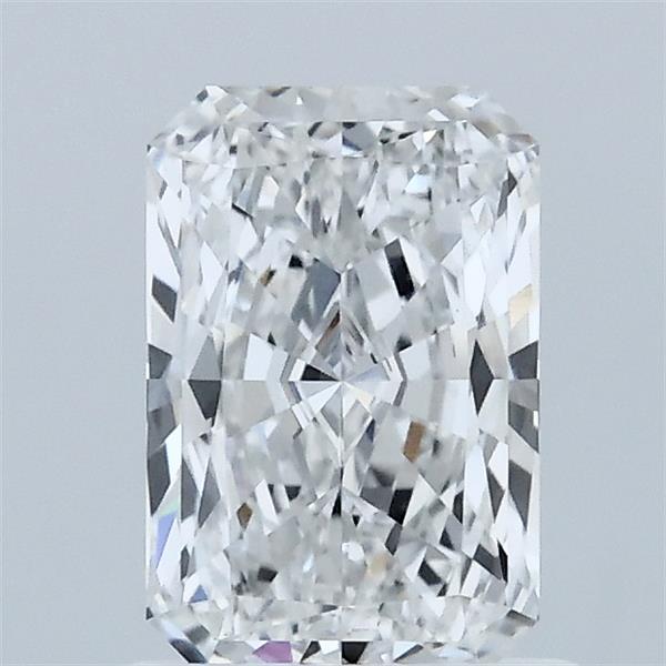 1.04 Carat Radiant Lab Grown Diamond, Excellent Polish, E Color, VVS2 Clarity
