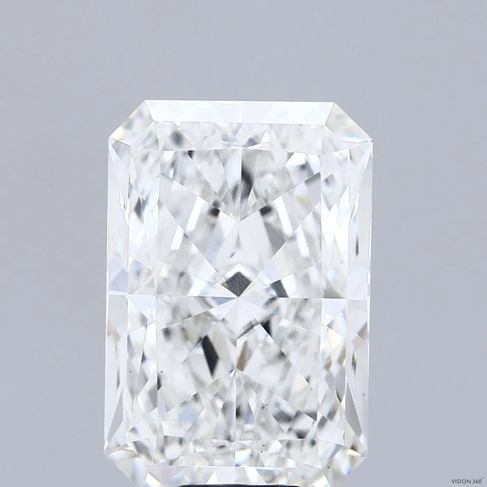 10.42 Carat Radiant Lab Grown Diamond, Excellent Polish, F Color, VS1 Clarity