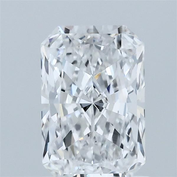 1.05 Carat Radiant Lab Grown Diamond, Excellent Polish, D Color, VVS1 Clarity
