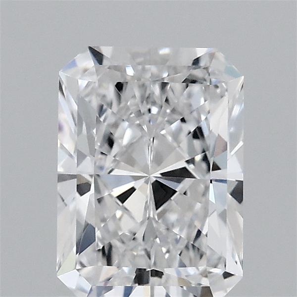 1.14 Carat Radiant Lab Grown Diamond, Excellent Polish, D Color, VVS2 Clarity