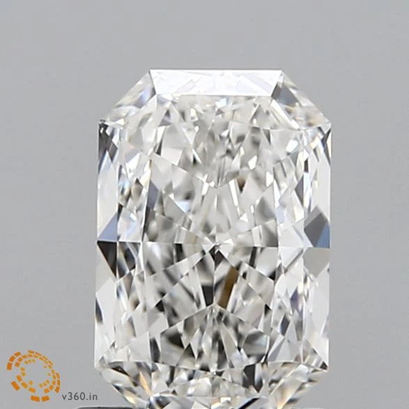 1.14 Carat Radiant Lab Grown Diamond, Excellent Polish, G Color, VVS1 Clarity