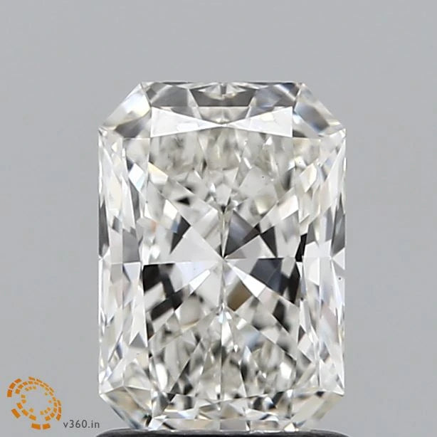 1.23 Carat Radiant Lab Grown Diamond, Excellent Cut, I Color, VS1 Clarity