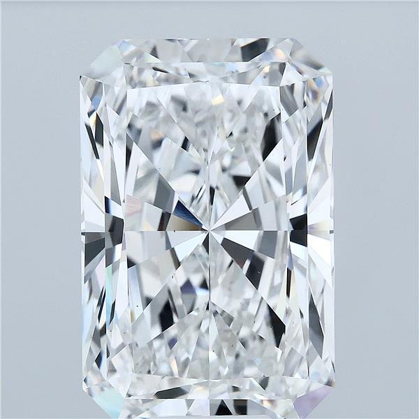 12.50 Carat Radiant Lab Grown Diamond, Excellent Polish, E Color, VS1 Clarity