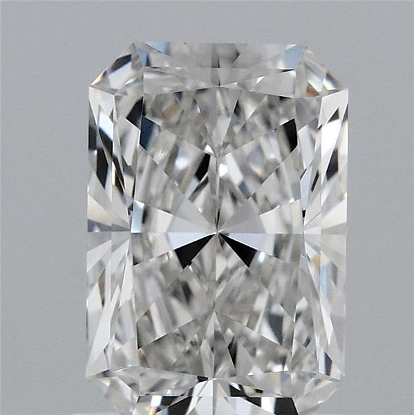 1.31 Carat Radiant Lab Grown Diamond, Excellent Polish, F Color, VS1 Clarity