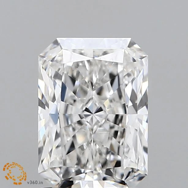 1.41 Carat Radiant Lab Grown Diamond, Excellent Polish, F Color, VS1 Clarity