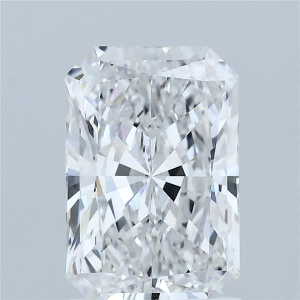 1.50 Carat Radiant Lab Grown Diamond, Excellent Polish, D Color, VVS1 Clarity