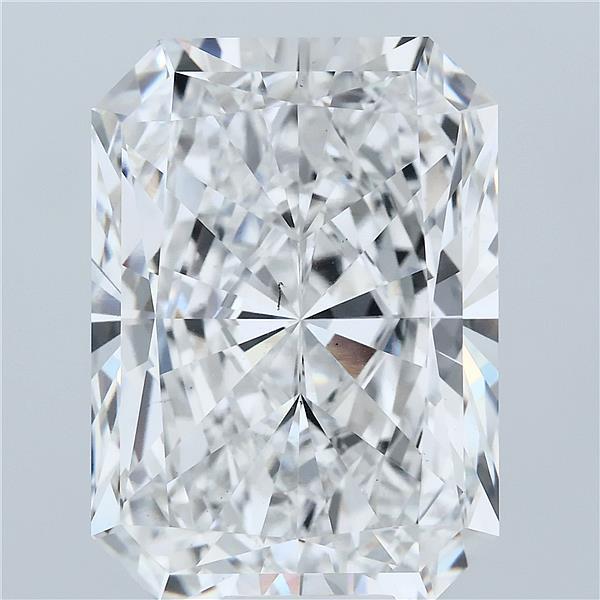 15.09 Carat Radiant Lab Grown Diamond, Excellent Polish, E Color, VS2 Clarity