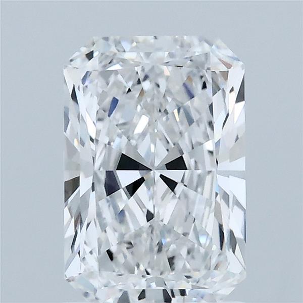 1.51 Carat Radiant Lab Grown Diamond, Excellent Polish, D Color, VVS1 Clarity