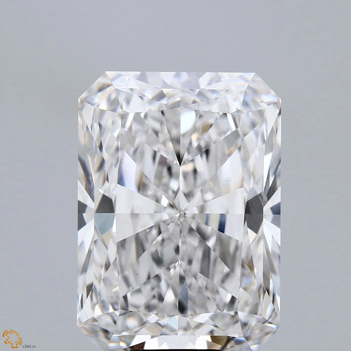 16.20 Carat Radiant Lab Grown Diamond, Excellent Polish, E Color, VVS2 Clarity