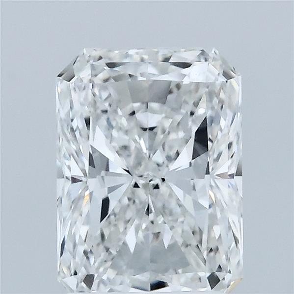 1.75 Carat Radiant Lab Grown Diamond, Excellent Polish, E Color, VVS2 Clarity