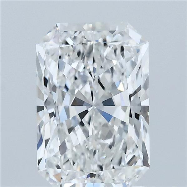 1.81 Carat Radiant Lab Grown Diamond, Excellent Polish, E Color, VVS1 Clarity