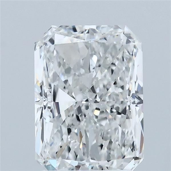 2.00 Carat Radiant Lab Grown Diamond, Excellent Polish, E Color, VS1 Clarity