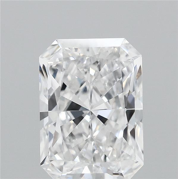 2.00 Carat Radiant Lab Grown Diamond, Excellent Polish, E Color, VVS1 Clarity