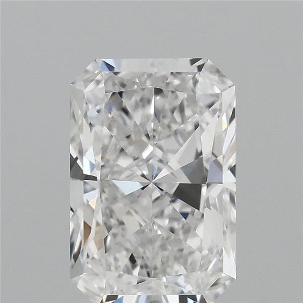 2.00 Carat Radiant Lab Grown Diamond, Excellent Polish, E Color, VVS1 Clarity