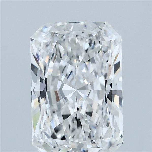 2.00 Carat Radiant Lab Grown Diamond, Excellent Polish, E Color, VVS1 Clarity