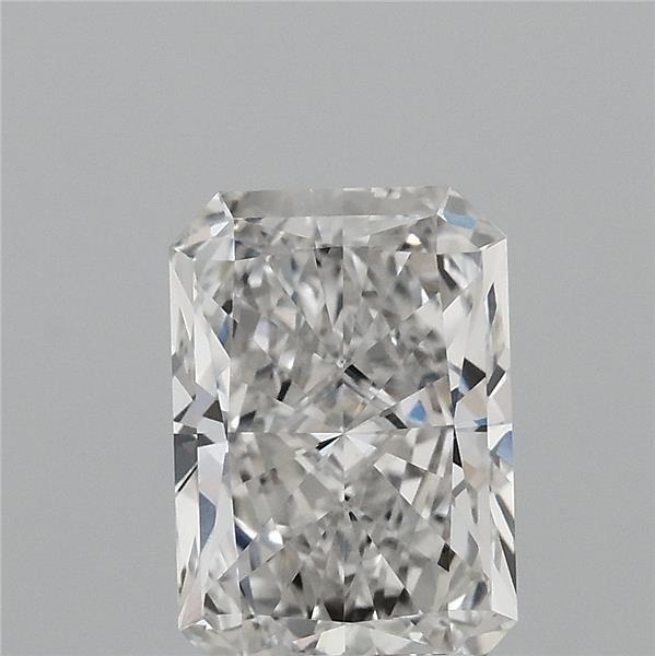 2.00 Carat Radiant Lab Grown Diamond, Excellent Polish, F Color, VVS1 Clarity