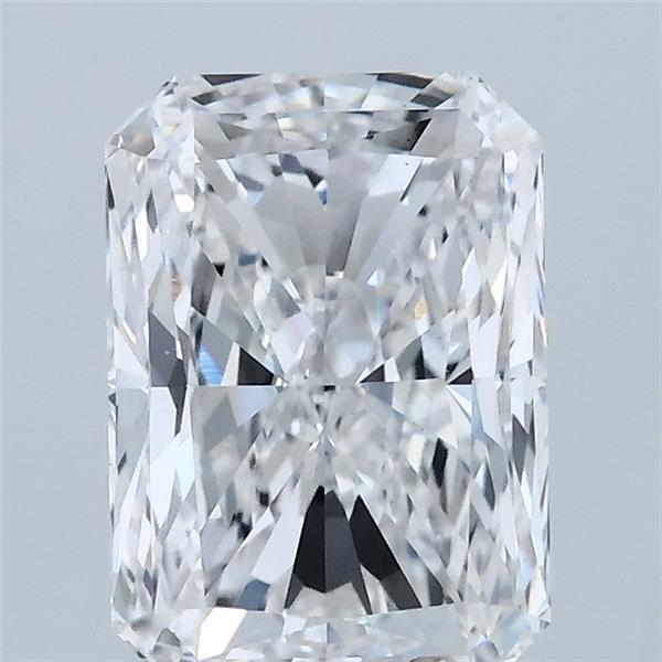 2.01 Carat Radiant Lab Grown Diamond, Excellent Polish, D Color, VS1 Clarity