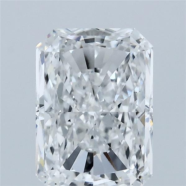 2.01 Carat Radiant Lab Grown Diamond, Excellent Polish, D Color, VVS2 Clarity