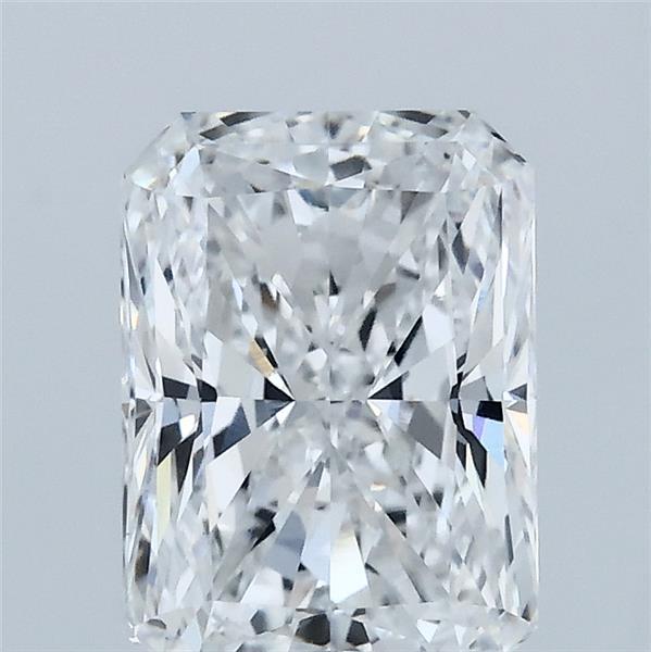 2.01 Carat Radiant Lab Grown Diamond, Excellent Polish, E Color, VVS2 Clarity
