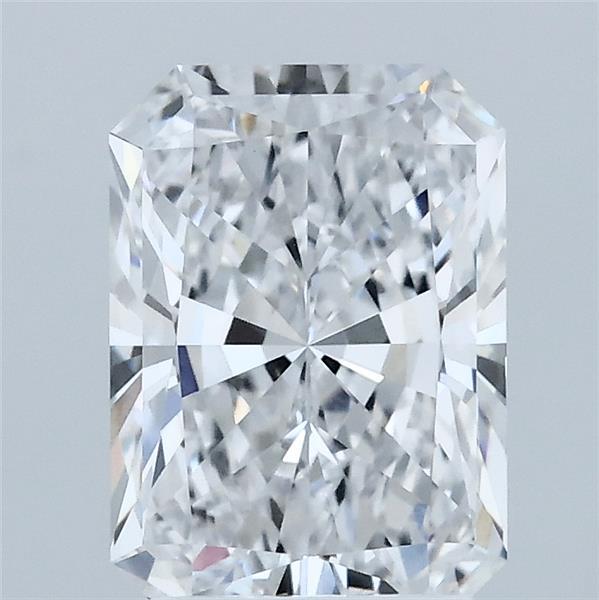 2.02 Carat Radiant Lab Grown Diamond, Excellent Polish, D Color, VVS2 Clarity