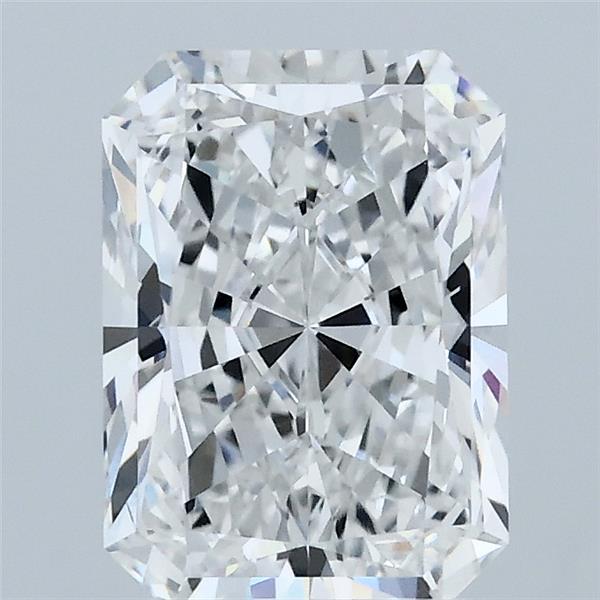 2.03 Carat Radiant Lab Grown Diamond, Excellent Polish, E Color, VVS1 Clarity
