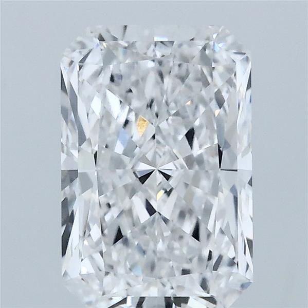 2.04 Carat Radiant Lab Grown Diamond, Excellent Polish, D Color, VVS2 Clarity