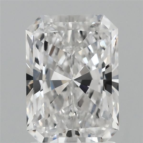 2.04 Carat Radiant Lab Grown Diamond, Excellent Polish, E Color, VVS1 Clarity