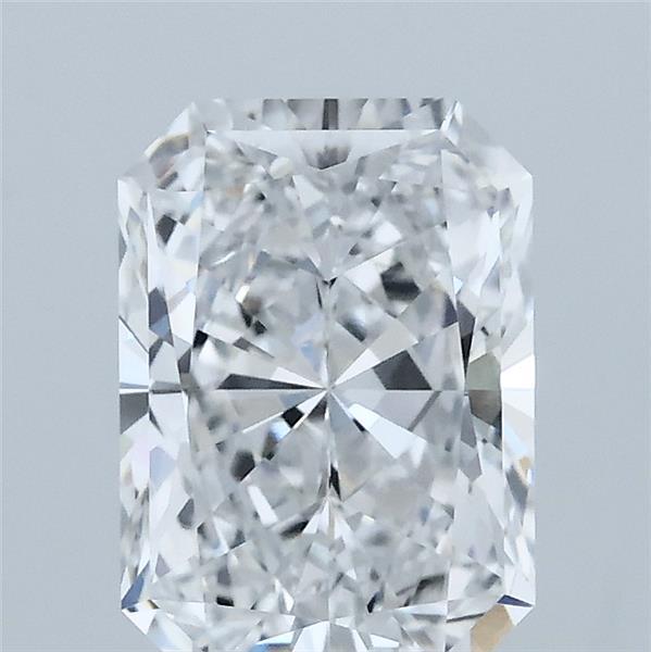 2.05 Carat Radiant Lab Grown Diamond, Excellent Polish, D Color, VVS1 Clarity