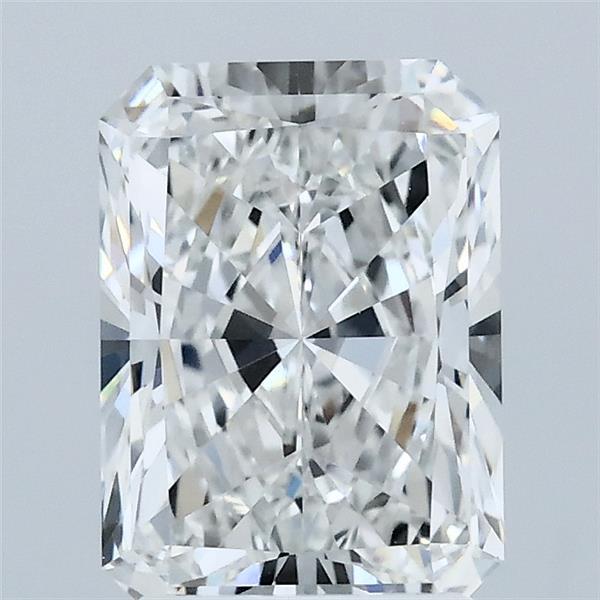 2.05 Carat Radiant Lab Grown Diamond, Excellent Polish, F Color, VVS1 Clarity