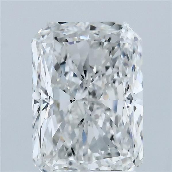 2.06 Carat Radiant Lab Grown Diamond, Excellent Polish, E Color, VS1 Clarity