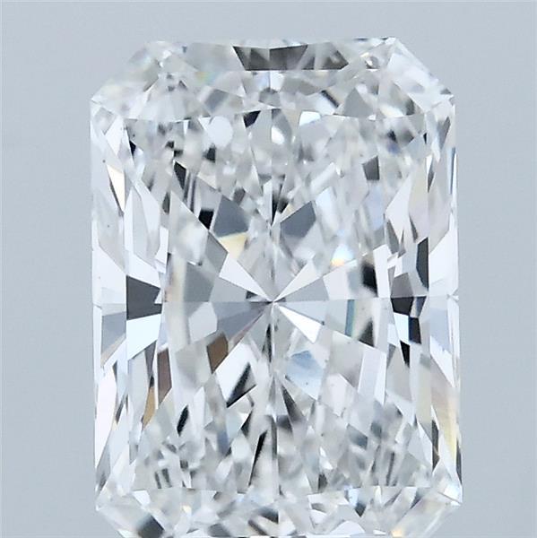 2.10 Carat Radiant Lab Grown Diamond, Excellent Polish, D Color, VS1 Clarity