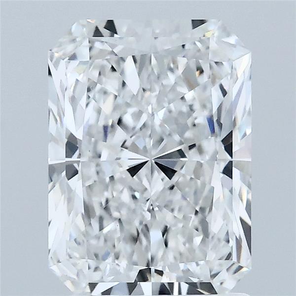 2.10 Carat Radiant Lab Grown Diamond, Excellent Polish, E Color, VVS2 Clarity