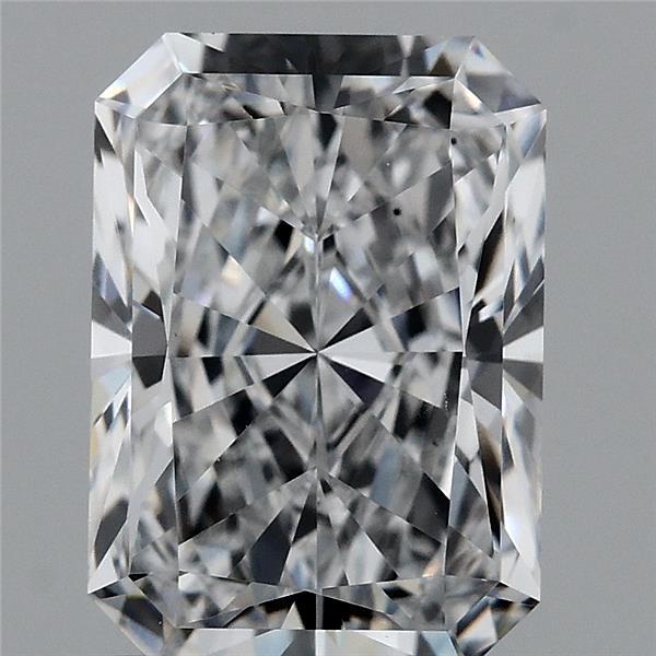 2.11 Carat Radiant Lab Grown Diamond, Excellent Polish, D Color, VS2 Clarity