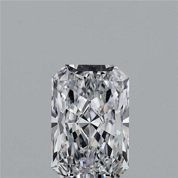 2.11 Carat Radiant Lab Grown Diamond, Excellent Polish, D Color, VVS1 Clarity